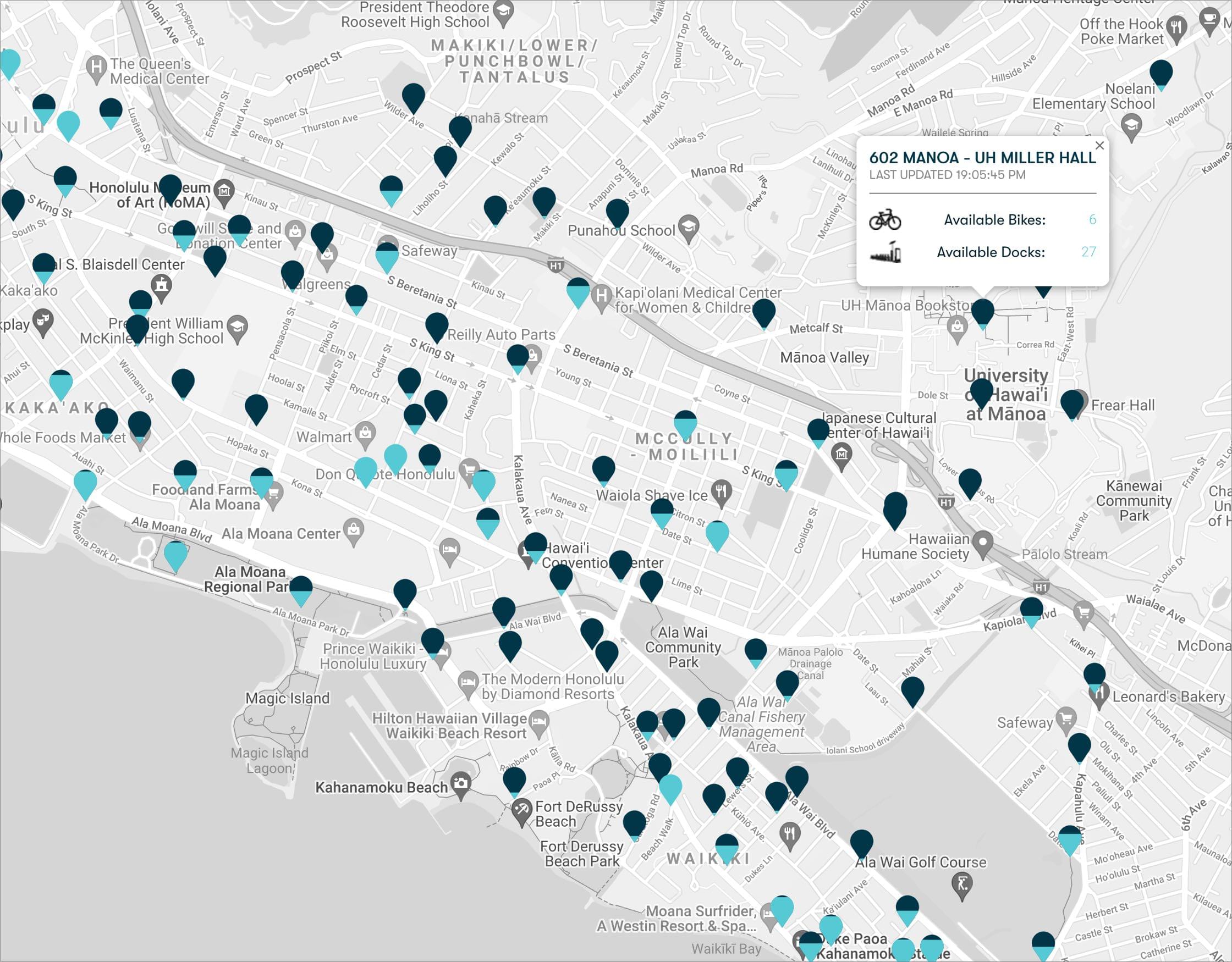 Biki Bike Stations