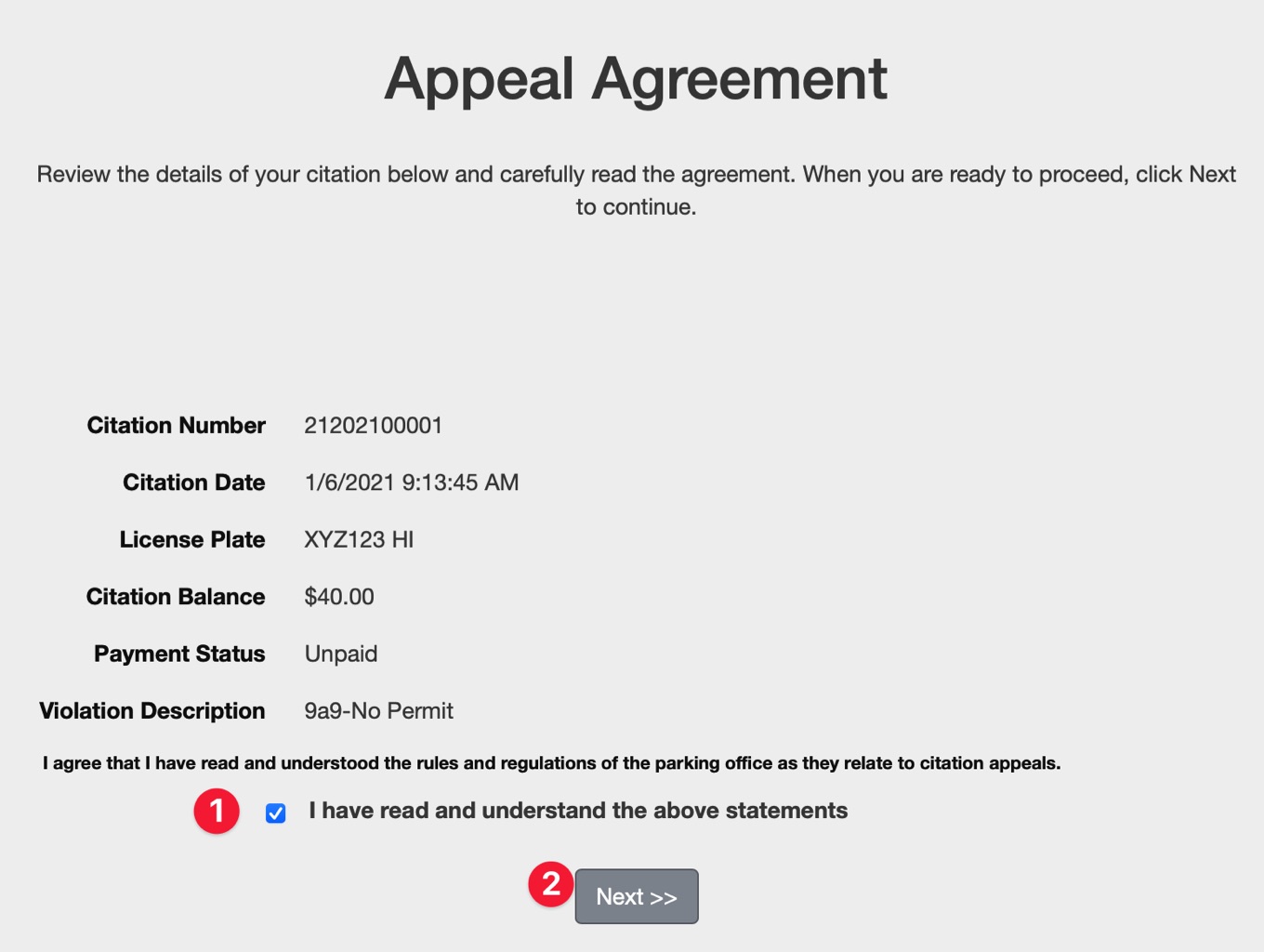 Appeal Agreement